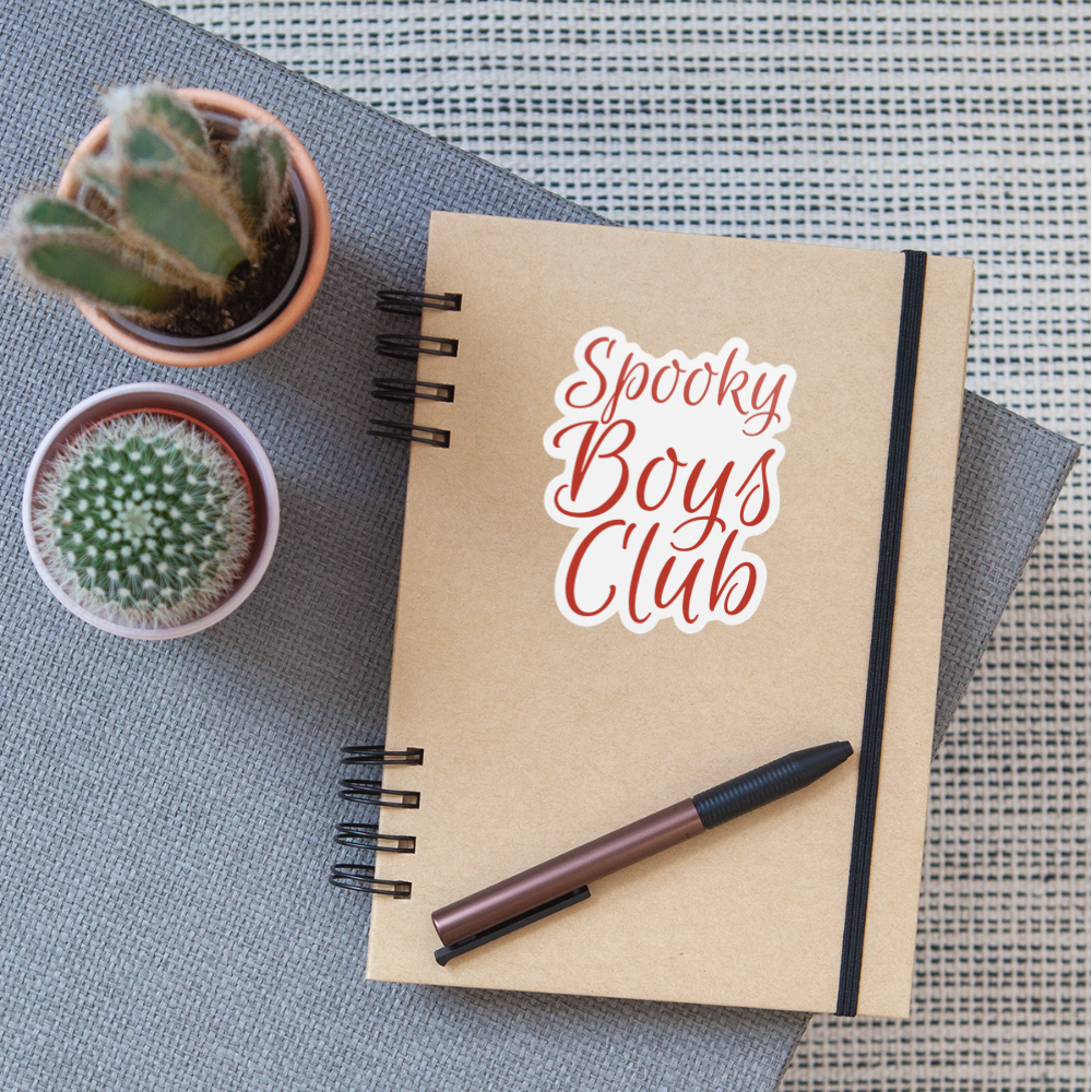 Spooky Boys Club - Sticker - white matte