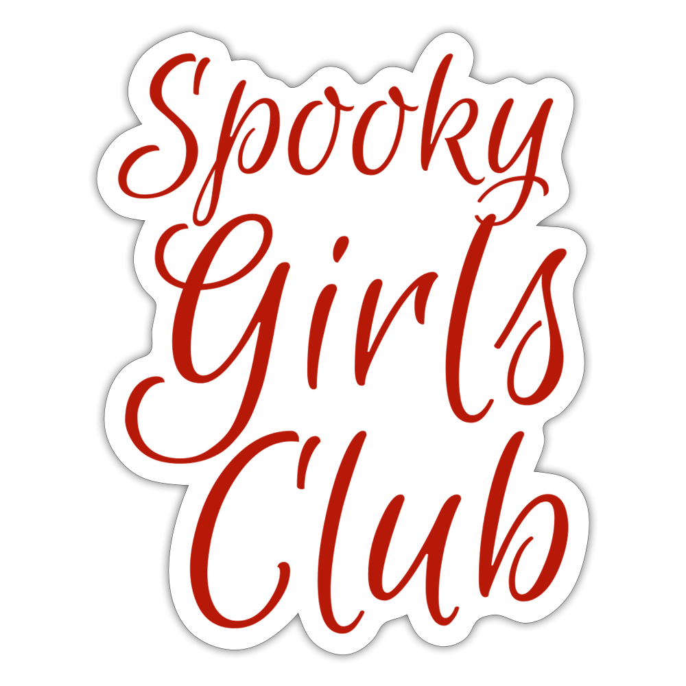 Spooky Girls Club - Sticker - white matte