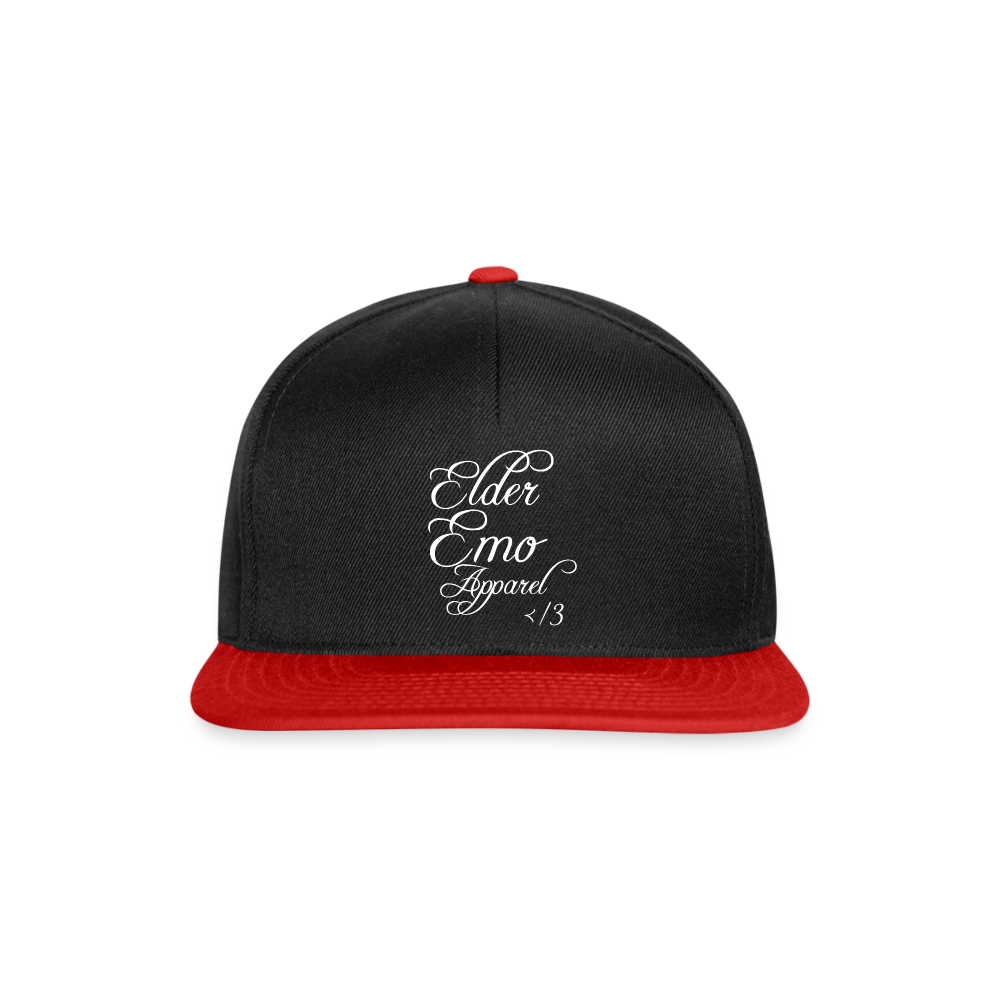 Elder Emo Apparel - Original Snapback - black/red