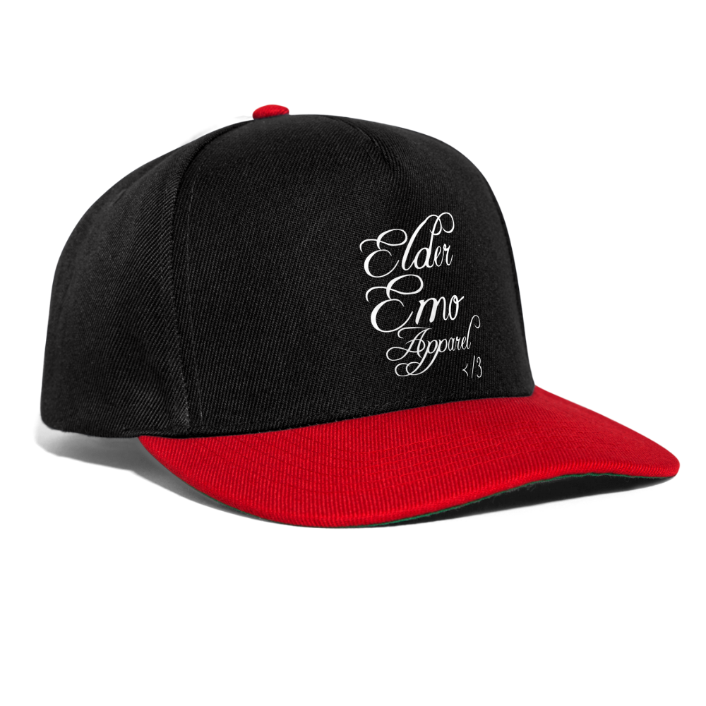 Elder Emo Apparel - Original Snapback - black/red