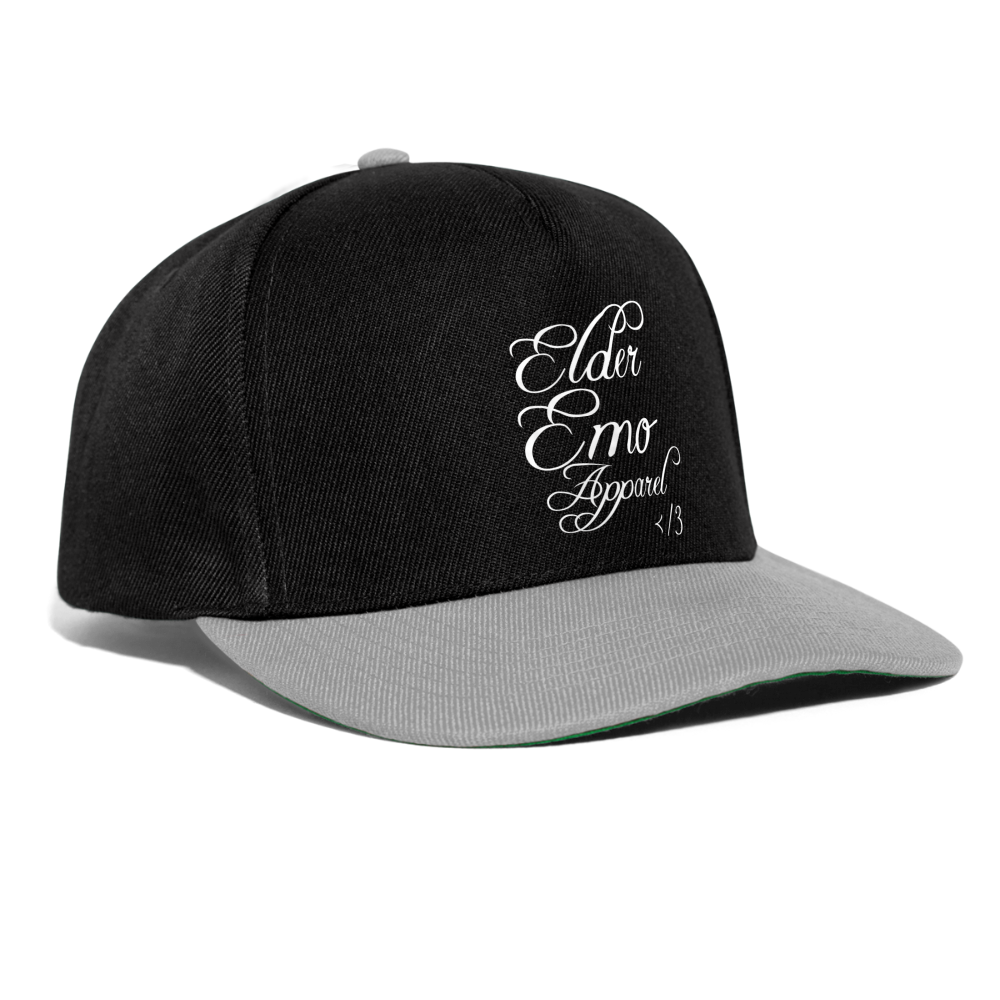 Elder Emo Apparel - Original Snapback - black/grey