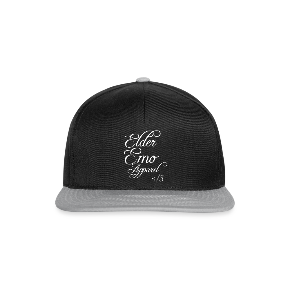 Elder Emo Apparel - Original Snapback - black/grey