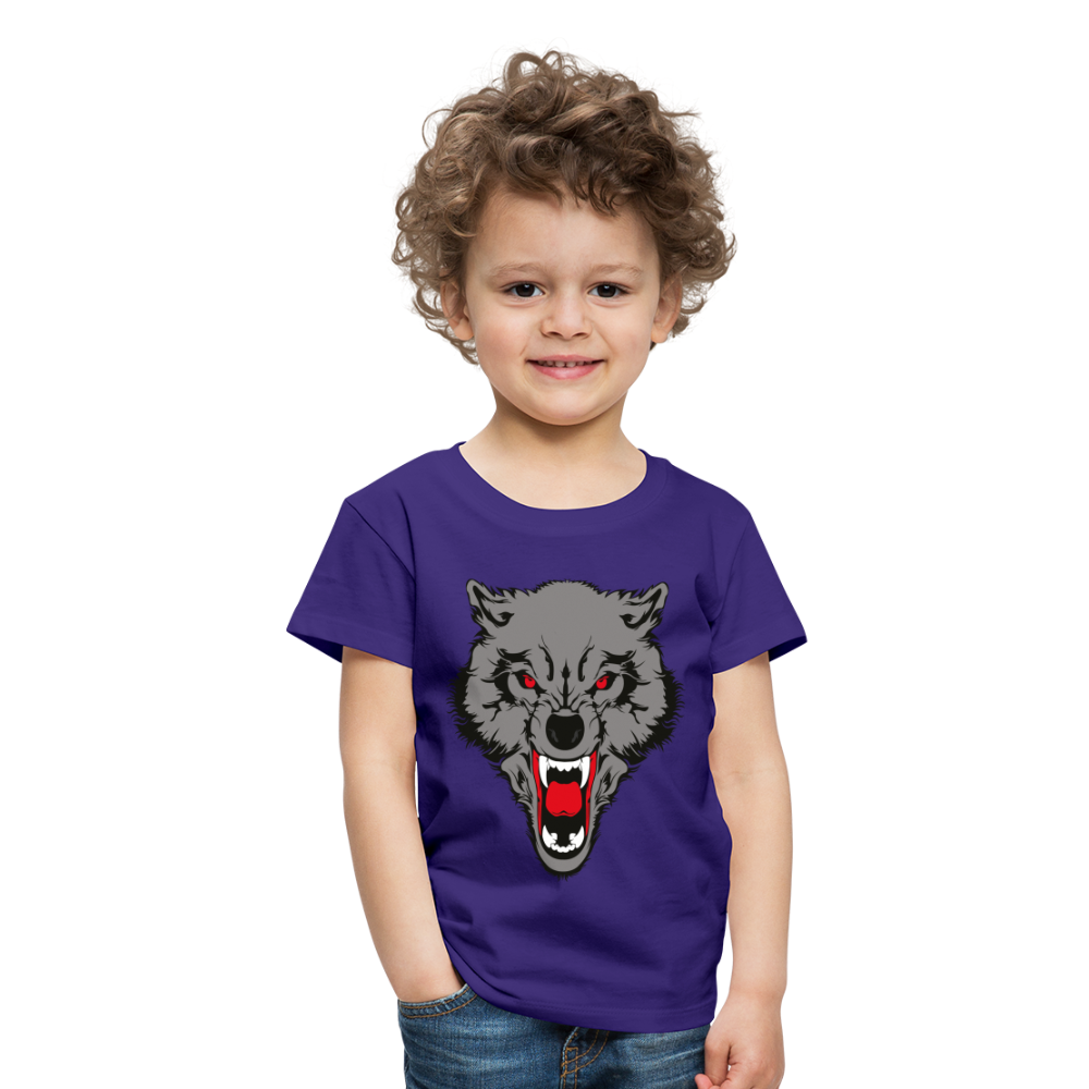 Wild Wolf T Shirt - The Elijah Collection - purple