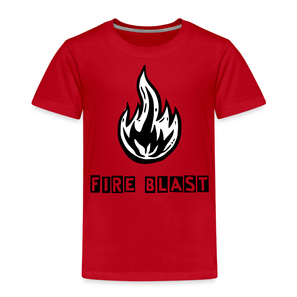 Fire Blast T Shirt - The Elijah Collection - red