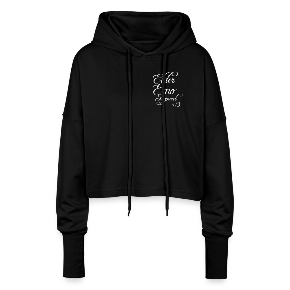 Elder Emo Apparel Originals - Cropped Hoodie - black