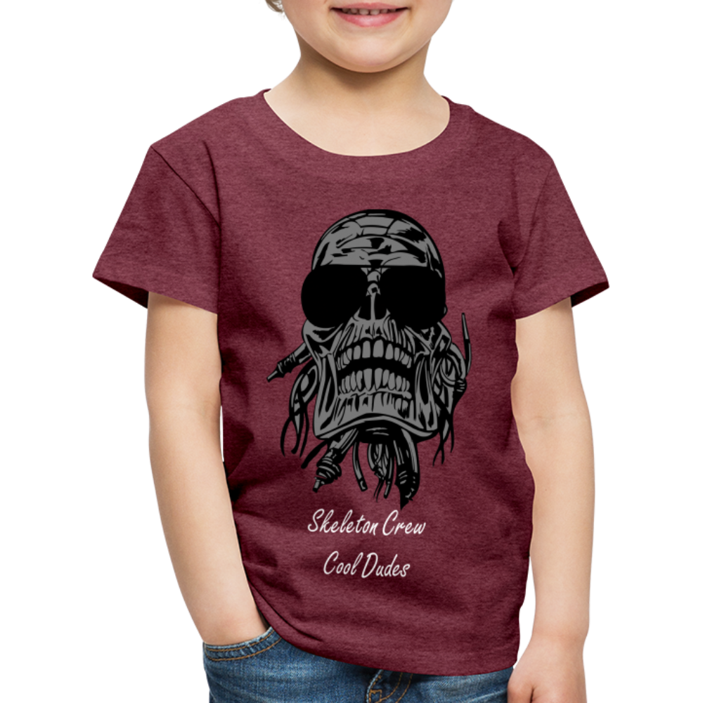 Skeleton Crew Cool Dudes - The Elijah Collection - heather burgundy