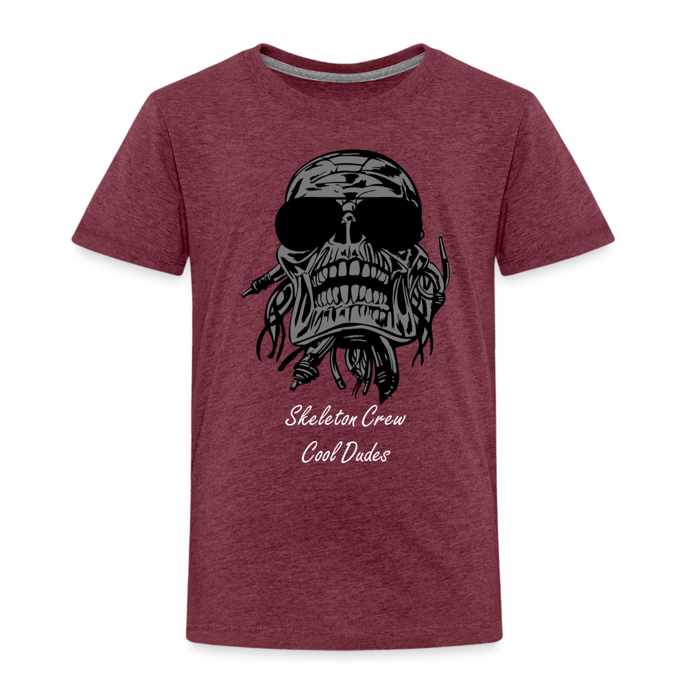 Skeleton Crew Cool Dudes - The Elijah Collection - heather burgundy