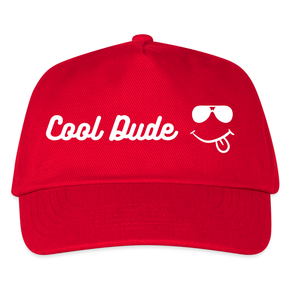 Cool Dude Baseball Cap - The Elijah Collection - red